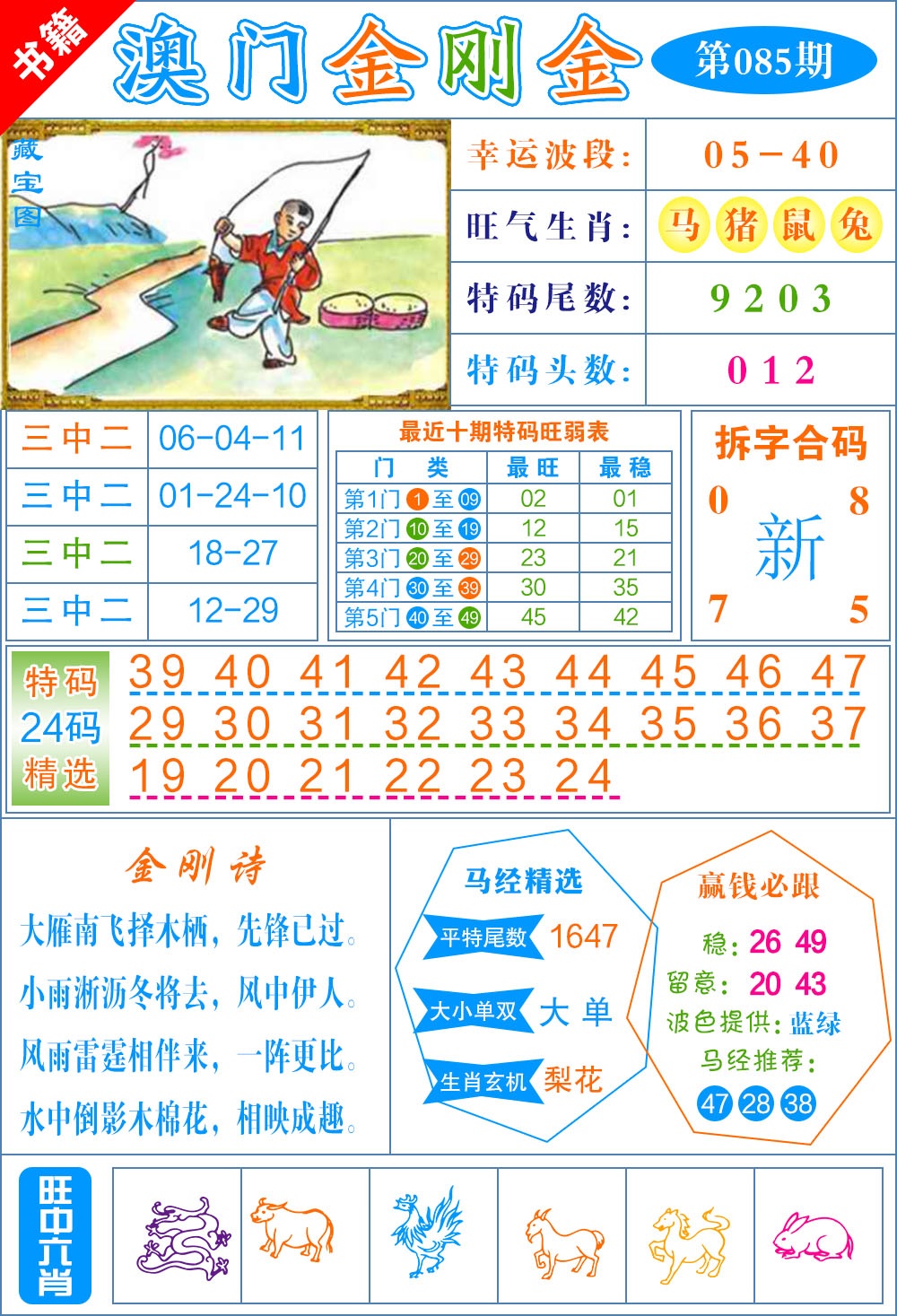 085期澳门金刚金[图]